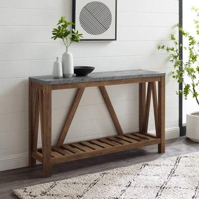 Taylen A Frame Farmhouse Entryway Console Table - Saracina Home Taylen A Frame Farmhouse Entryway Console Table - Saracina Home -Saracina Home GUEST df1852bd a8fd 43cc 8594 6ce31ebb50a6