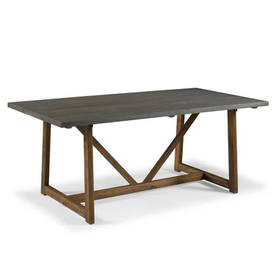 72" Solid Wood Trestle Dining Table - Saracina Home 72" Solid Wood Trestle Dining Table - Saracina Home -Saracina Home GUEST e009fb80 74dc 4989 8541 d1747c2fd4f2