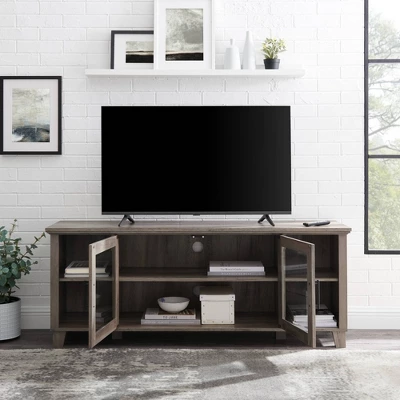 Rustic Transitional 2 Door TV Stand for TVs up to 65" - Saracina Home Rustic Transitional 2 Door TV Stand For TVs Up To 65" - Saracina Home -Saracina Home GUEST e0f2d6d1 289a 42ad ae2d d0c60521cafd