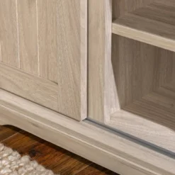 48" Transitional Sliding Door Wood And Metal Bench - Saracina Home -Saracina Home GUEST e191b3ca 553b 4cdc be22 c667d4f4d189