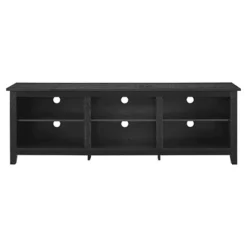 Transitional 6 Cubby Wood Open Storage Wood TV Stand For TVs Up To 80"- Saracina Home 5 Transitional 6 Cubby Wood Open Storage Wood TV Stand For TVs Up To 80"- Saracina Home -Saracina Home GUEST e4c39780 fb14 4bd8 b437 8185f460c007