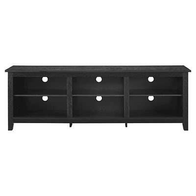 Transitional 6 Cubby Wood Open Storage Wood TV Stand for TVs up to 80"- Saracina Home Transitional 6 Cubby Wood Open Storage Wood TV Stand For TVs Up To 80"- Saracina Home -Saracina Home GUEST e4c39780 fb14 4bd8 b437 8185f460c007