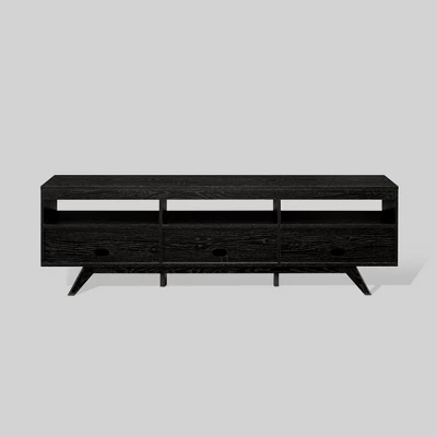 Mid-Century Modern Low TV Stand with Storage for TVs up to 80" - Saracina Home Mid-Century Modern Low TV Stand With Storage For TVs Up To 80" - Saracina Home -Saracina Home GUEST ec901ab5 9350 4b15 86b2 b7306c0b8c23