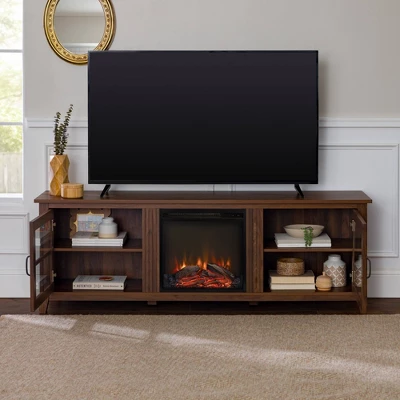 Tasi Transitional Farmhouse Glass Window Pane Door with Electric Fireplace TV Stand for TVs up to 80" - Saracina Home Tasi Transitional Farmhouse Glass Window Pane Door With Electric Fireplace TV Stand For TVs Up To 80" - Saracina Home -Saracina Home GUEST f311f96d d499 42c9 8cd1 6739a79235a7