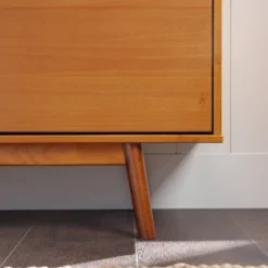 Solid Wood Mid-Century Modern TV Stand For TVs Up To 80" - Saracina Home -Saracina Home GUEST f4abc142 84ea 4c94 8534 cf09ec9e7bfa