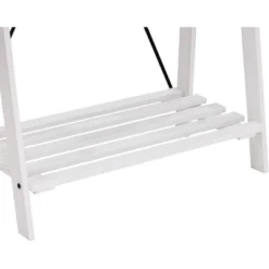 68" Solid Wood X Back Angled Hall Tree White Wash - Saracina Home -Saracina Home GUEST f4e3d01d 2301 4912 8895 b1e20fc3155c