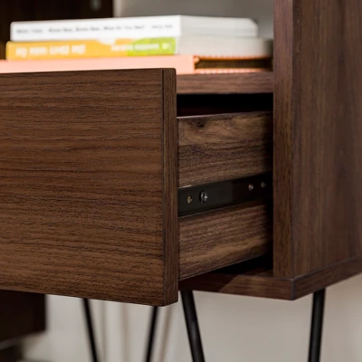 Amal Modern Single Drawer Hairpin Leg Nightstand - Saracina Home Amal Modern Single Drawer Hairpin Leg Nightstand - Saracina Home -Saracina Home GUEST f5e1bfe7 0f36 4f58 a97e 87892612d616