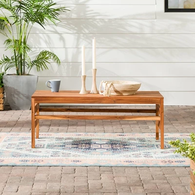 Outdoor Acacia Wood Slatted Coffee Table - Saracina Home Outdoor Acacia Wood Slatted Coffee Table - Saracina Home -Saracina Home GUEST f691e32c ceb4 415f 9b3b 971f04c7f8b4