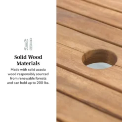 Ravenscroft Modern Boho Acacia Wood Slat Top Rectangle Extendable Outdoor Table - Saracina Home 8 Ravenscroft Modern Boho Acacia Wood Slat Top Rectangle Extendable Outdoor Table - Saracina Home -Saracina Home GUEST f9321751 574a 4b63 b13c cf020783e26b