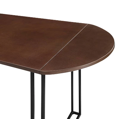 71" Phyllis Modern Drop Leaf Dining Table Walnut - Saracina Home 71" Phyllis Modern Drop Leaf Dining Table Walnut - Saracina Home -Saracina Home GUEST f948ea4c 9875 4b55 8153 0fdaed9654e9