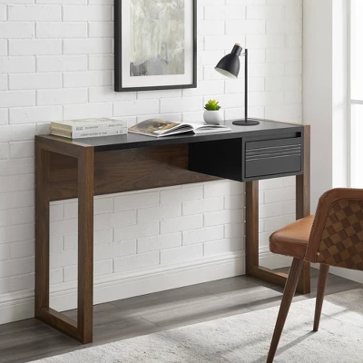 Claudine Chic Two-Tone Writing Desk with Grooved Drawer - Saracina Home Claudine Chic Two-Tone Writing Desk With Grooved Drawer - Saracina Home -Saracina Home GUEST fad55c29 2980 48fa 8fa5 f46453a5d7f5