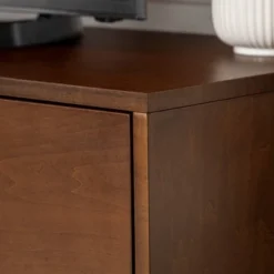 Mid-Century Modern With Closed Storage TV Stand For TVs Up To 58" Walnut - Saracina Home 6 Mid-Century Modern With Closed Storage TV Stand For TVs Up To 58" Walnut - Saracina Home -Saracina Home GUEST faf1be29 8444 4349 a44d 5d257c19b308